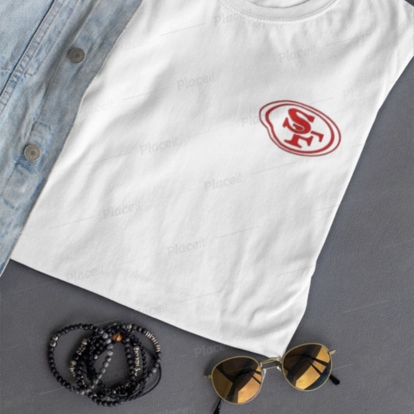 NWT Custom San Francisco Team logo T-shirt Unisex tees available - Picture 1 of 5